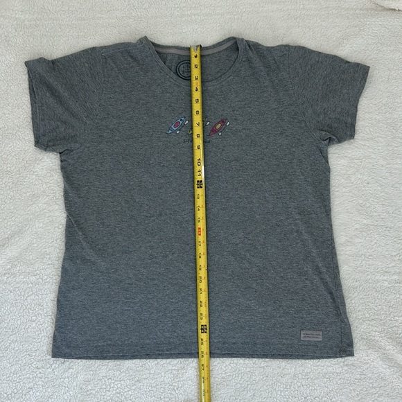 Life Is Good XL Gray Tee Shirt - Kayaks/Kayaking - Picture 5 of 6